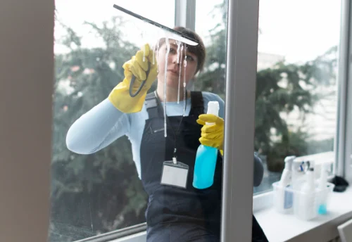 Nettoyage de vitres intérieures et extérieures à Droux